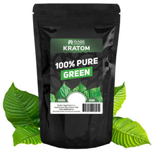 Rage Fitness Kratom 100% Pure Green AKCE 2000 G