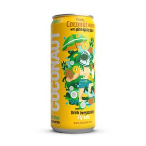 Coconaut Kokosová voda s NFC ananasovou šťávou 320 ml plech