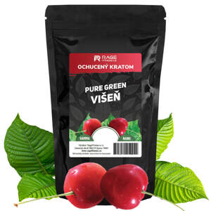 Rage Fitness Barevný kratom Pure Green Višeň 1000g