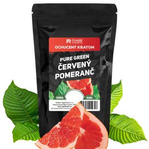 Rage Fitness Barevný kratom Pure Green Červený pomeranč 10g