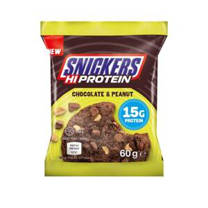 Mars Proteinová sušenka Snickers HiProtein Cookie 60 g Čokoláda-arašídy