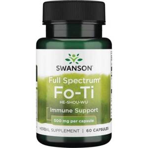 Swanson Swanson Rdesno Mnohokvěté Fo-Ti  500 mg 60 kapslí exp.: 04/2026