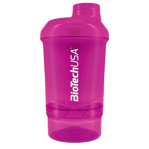 BioTech USA shaker Wave 600 ml Barva: Růžová