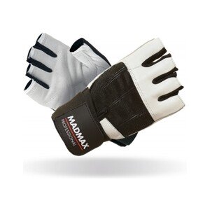 MADMAX Fitness rukavice PROFESSIONAL MFG269 White/Black Velikost: XL