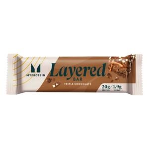 MyProtein 6 Layer Bar - šestivrstvá proteinová tyčinka 60 g Příchuť: Trojitá čokoláda