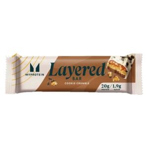MyProtein 6 Layer Bar - šestivrstvá proteinová tyčinka 60 g Příchuť: Cookie Crumble