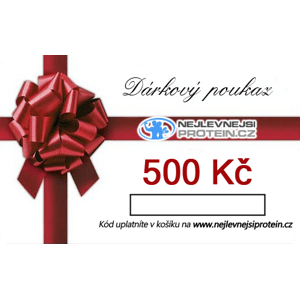Elektronický dárkový poukaz na 500 Kč