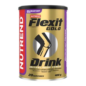 Nutrend Flexit Gold Drink 400 g Příchuť: Černý rybíz