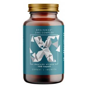 BrainMax Zinc Complex, Zinek, Selen, Měď a Kurkuma 100 kapslí