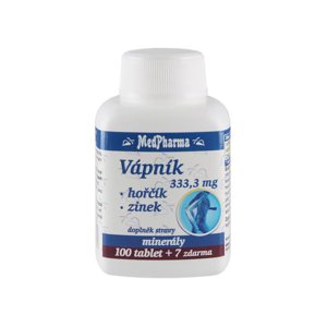 Medpharma Vápník Hořčík Zinek 107 tablet