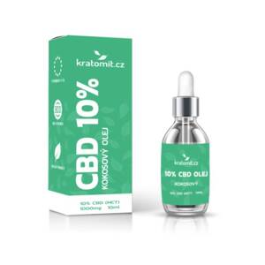 Kratomit Kokosový olej CBD 10 % MCT 10 ml