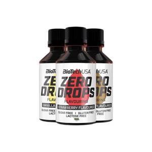 Biotech USA Zero Drops, dochucovací kapky,  50 ml Příchuť: Vanilka