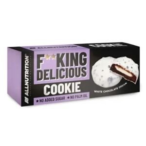 AllNutrition Fitking Delicious Cookie, 128 g Příchuť: Bílá čokoláda