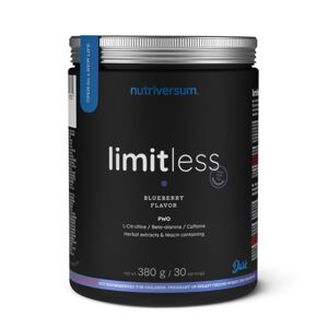Nutriversum LIMITLESS Pre-Workout, 380 g Příchuť: Borůvka