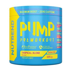 Nutrend Pump Pre-Workout, 225 g Příchuť: Berry Splash