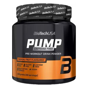 BioTech USA Pump Caffeine Free, 330 g Příchuť: Citrónový ledový čaj