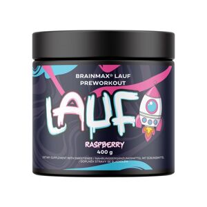 BrainMax Lauf Pre-workout STIM, 400 g Příchuť: Malina