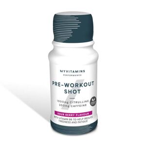 MyProtein Pre-Workout Shot, 60 ml Příchuť: Sour Berry Expirace 02/05/2025