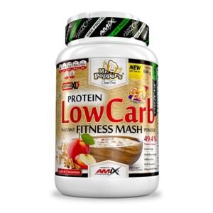 AMIX Mr.Poppers - Low Carb Fitness Mash, 600 g Příchuť: Jahoda/Vanilka