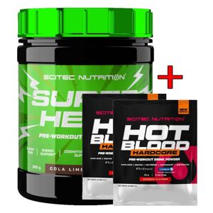 Scitec Nutrition SuperHero Pre-Workout, 285 g Příchuť: Lesní malina