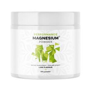 BrainMax Performance Magnesium Powder - Hořčík bisglycinát v prášku, 550 g Příchuť: Limetka
