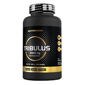 NutriMax Tribulus 2000 mg 40 %, Kotvičník, Extra silný, 90 tablet