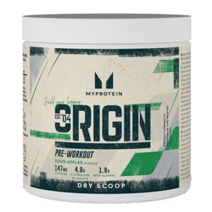 MyProtein Origin Pre-Workout Dry Scoop, 288 g Příchuť: Kyselé jablko