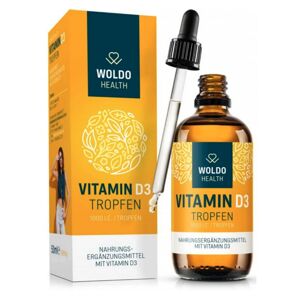 WoldoHealth Vitamín D3 1000 IU, 50 ml