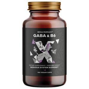 BrainMax GABA s B6, 700 mg, 100 kapslí