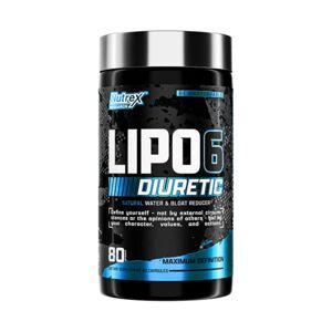 Nutrex Lipo 6 Black Diuretic, Spalovač tuků, 80 kapslí