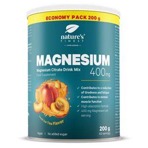 NutrisSlim Magnesium Citrate Drink Mix, Hořčík Citrát, 400 g