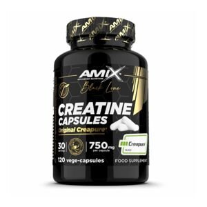 AMIX Black Line Creatine Creapure, Kreatin, 120 kapslí