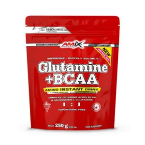 AMIX Glutamine + BCAA, 250 g Příchuť: Cola